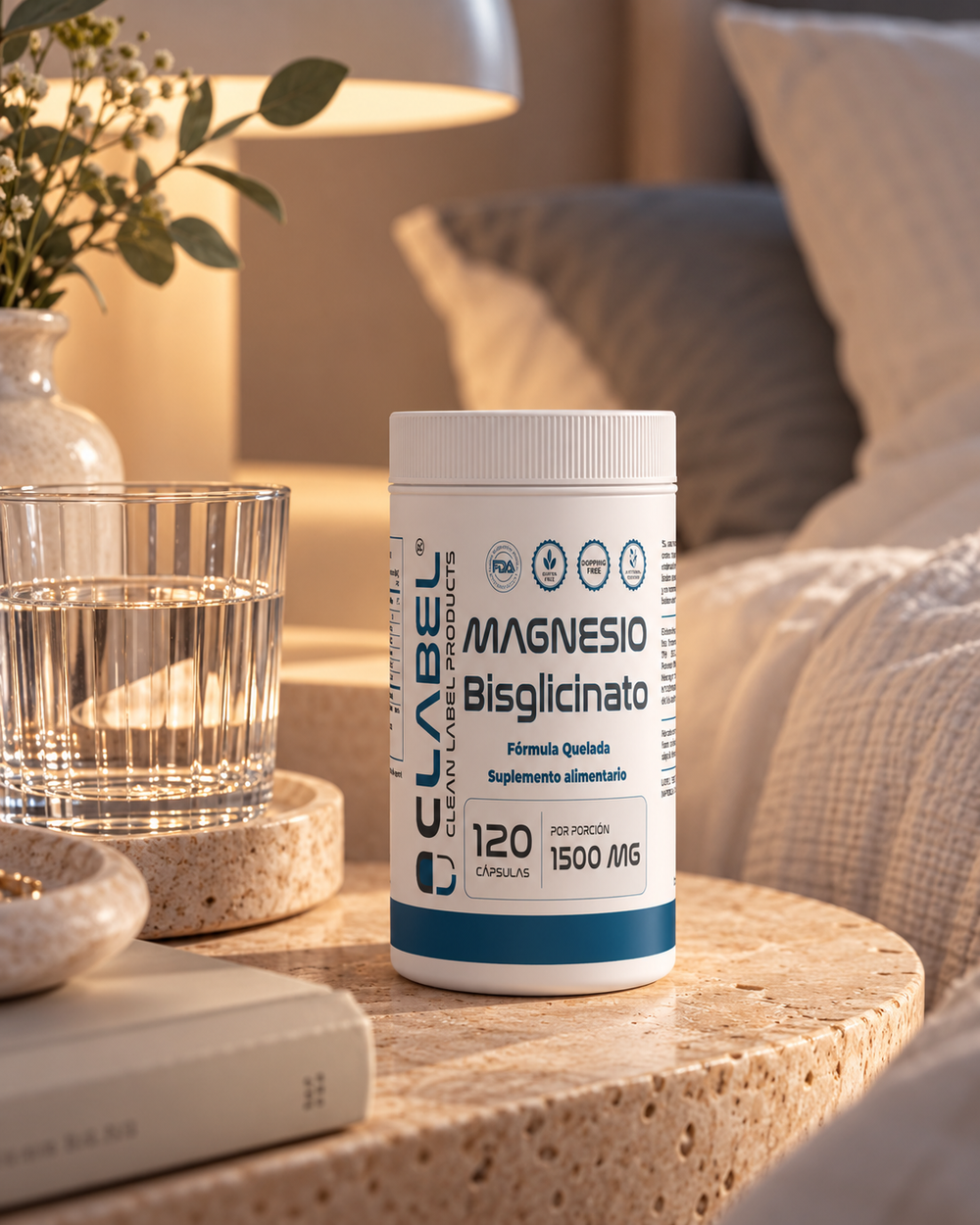 Magnesio Bisglicinato 120 cápsulas