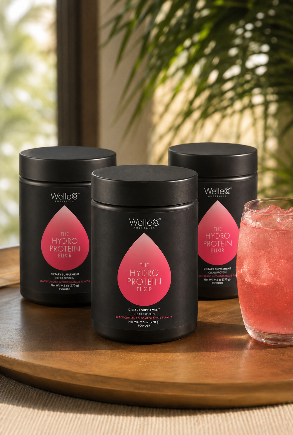 Pack 3 Hydroprotein Elixir Blackcurrant & Pomegranate + Ebook de Regalo